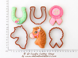 Horse Riding Cookie Cutter Set | Biscuit - Fondant - Clay Cutters