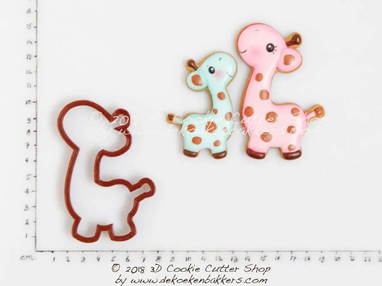 Giraffe Cookie Cutter | Biscuit - Fondant - Clay Cutter | Keksausstecher | Emporte Piece
