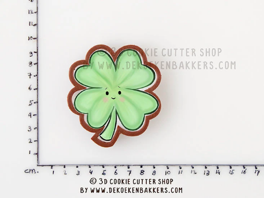 Shamrock - Four Leaf Clover Cookie Cutter | Biscuit - Fondant - Clay Cutter