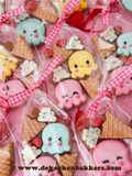 Build your own Ice Cream Cone Mini Cookie Cutter Set | Biscuit - Fondant - Clay Cutters