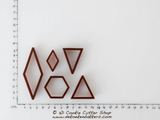 Geometric Mini Cookie Cutter Set