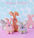 3D Bunny Cookie Cutter Set | Easter Gift | Easter Bunny | Ostern Keksausstecher | Emporte Piece