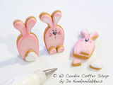 3D Bunny Cookie Cutter Set | Easter Gift | Easter Bunny | Ostern Keksausstecher | Emporte Piece