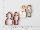 Wedding Couple Cookie Cutter Set