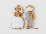 Wedding Couple Cookie Cutter Set