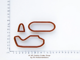 2D Plane Cookie Cutter Set Fondant Cutter | Clay Cutters