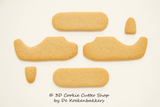 2D Plane Cookie Cutter Set Fondant Cutter | Clay Cutters