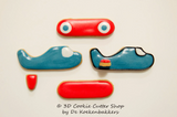 2D Plane Cookie Cutter Set Fondant Cutter | Clay Cutters