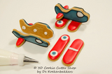 2D Plane Cookie Cutter Set Fondant Cutter | Clay Cutters