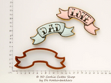 Banner Cookie Cutter | Fondant Cutter | Clay Cutter