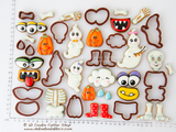 Ghost Family Cookie Cutter Set | Biscuit - Fondant - Clay Cutters