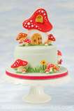 Toadstool Mini Cookie Cutter Set | Biscuit - Fondant - Clay Cutters