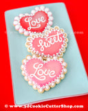 Scalloped Heart Cookie Cutter | Biscuit - Fondant - Clay Cutter | Keksausstecher | Emporte Piece