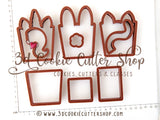 3D Animals Cookie Box Cutter Set | Kids treats Box | Clay Cutters | Fondant Cutters