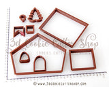 Gingerbread House (Chalet) Cookie Cutter Set