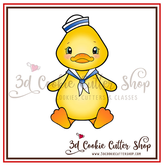 Sailor Boy Duck Cookie Cutter | Fondant - Biscuit - Clay Cutter