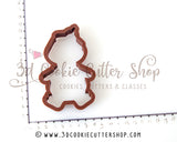 Flower Girl Duck Cookie Cutter | Fondant - Biscuit - Clay Cutter