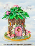 3D Gingerbread Gazebo - Fairy House - Carousel Cookie Cutter Set | Fondant Cutters | Clay Cutters