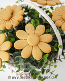 3D Daisy Flower + STAMP Cookie Cutter Set + COOKIE RECIPE | Biscuit - Fondant - Clay Cutters