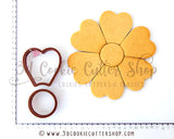 Flower Puzzle Cookie Cutter Set | Cookie Platter Cutters | Fondant - Clay - Biscuit Cutters