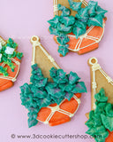 Hanging Flower Basket Cookie Cutter | Clay Cutter | Fondant Cutter