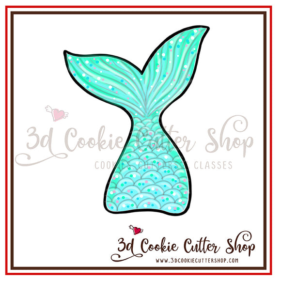 Mermaid Tail Cookie Cutter | Clay Cutter | Fondant Cutter