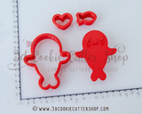 Hugging Seal Cookie Cutter & Stamp Set + COOKIE RECIPE | Biscuit - Fondant - Clay Cutters | Keksausstecher | Emporte Piece