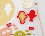 Hugging Seal Cookie Cutter & Stamp Set + COOKIE RECIPE | Biscuit - Fondant - Clay Cutters | Keksausstecher | Emporte Piece