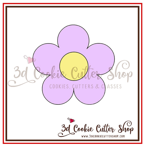 Five Petal Flower Cookie Cutter | Fondant Cutter | Clay Cutter
