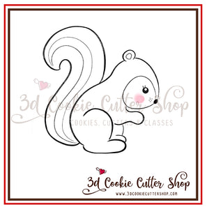 Squirrel Cookie Cutter | Fondant Cutter | Clay Cutter