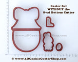 3D Easter Cookie Scene Cookie Cutter set