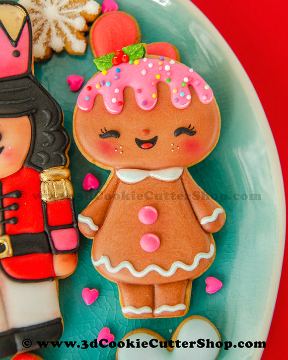 Christmas Gingerbread Girl Cookie Cutter