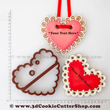 XL Gingerbread Heart Cookie Cutter #3