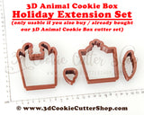 HOLIDAY EDITION Cookie Box Cutter Set | Clay Cutters | Fondant Cutters