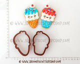 Chubby Ice Cream Duo Cookie Cutter Set