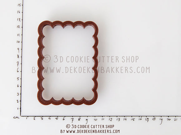 Scalloped Rectangle Cookie Cutter