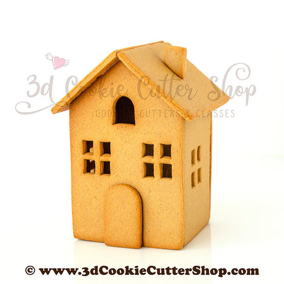 Tall & Straight Gingerbread House Cookie Cutter Set | Gingerbread House Kit