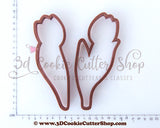 Tall & Skinny Tulip Cookie Cutter Set | Fondant Cutters | Clay Cutters