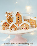 Tiny Gingerbread House #3 Cookie Cutter Set