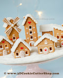 Tiny Gingerbread House #2 Cookie Cutter Set