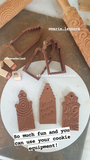 Amsterdam Canal House Cookie Cutter Set (Facades) | Clay Cutters | Fondant Cutters