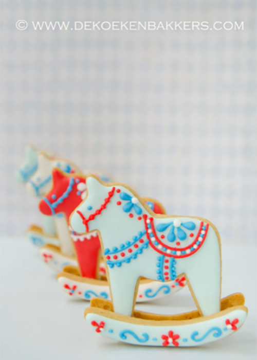 Rocking Dala Horse Cookie Cutter Set