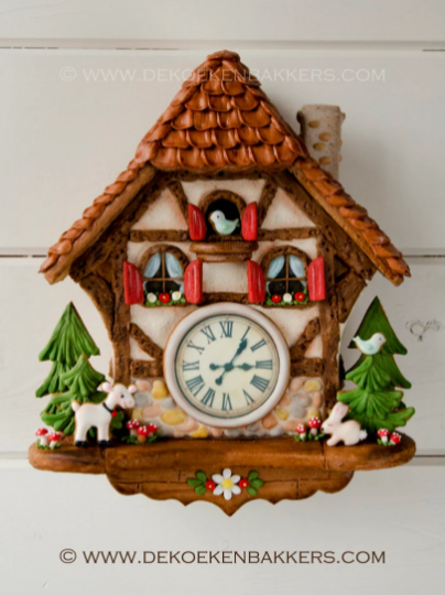 Gingerbread Cuckoo Clock House Cookie Cutter Set