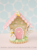 Small Gingerbread Birdhouse #1 (tall version) Cookie Cutter Set