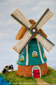 3D Gingerbread Windmill Cookie Cutter Set