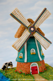 3D Gingerbread Windmill Cookie Cutter Set | Fondant Cutters | Clay Cutters