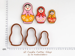 Matryoskha - Nesting Doll Cookie Cutter | Fondant Cutter | Clay Cutter