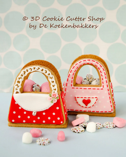 3D Handbag Cookie Cutter Set