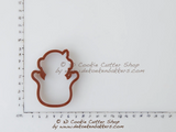 Snowman looking up! Cookie Cutter