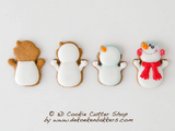 Snowman looking up! Cookie Cutter